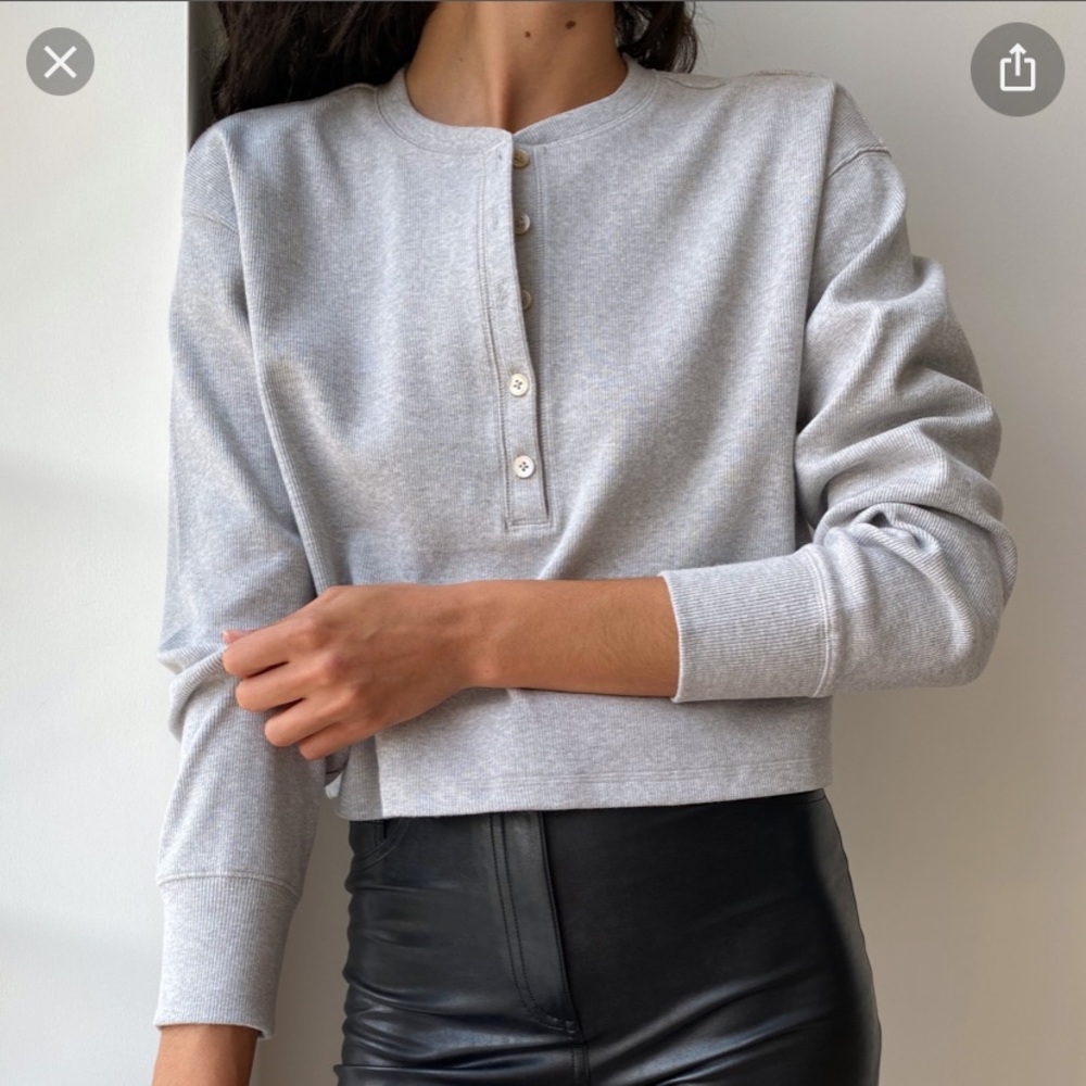 Wilfred Free Grey Mavis long sleeve tee